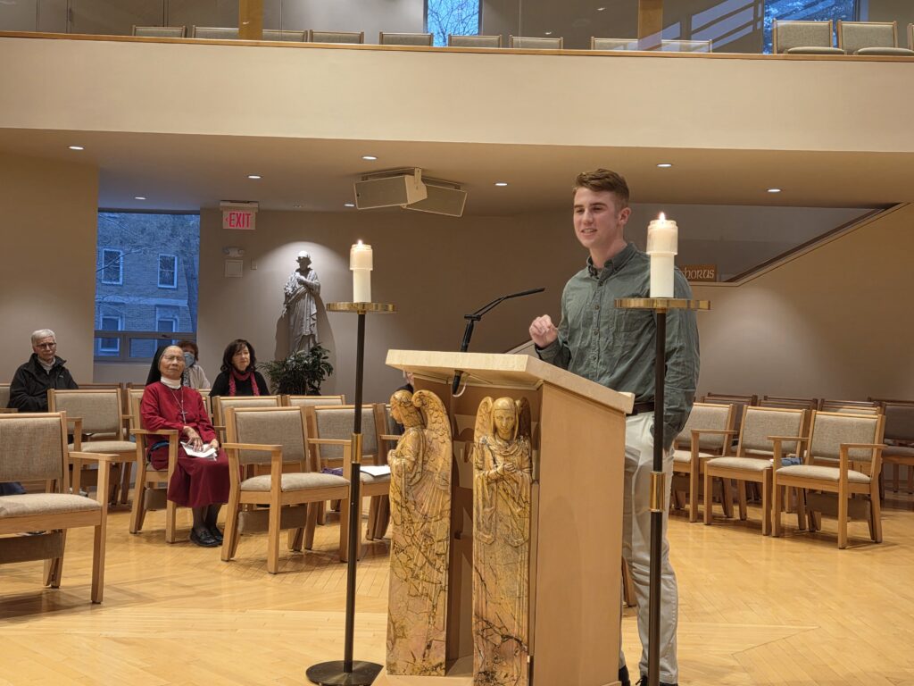 Kieran Keenan at Lenten Vespers