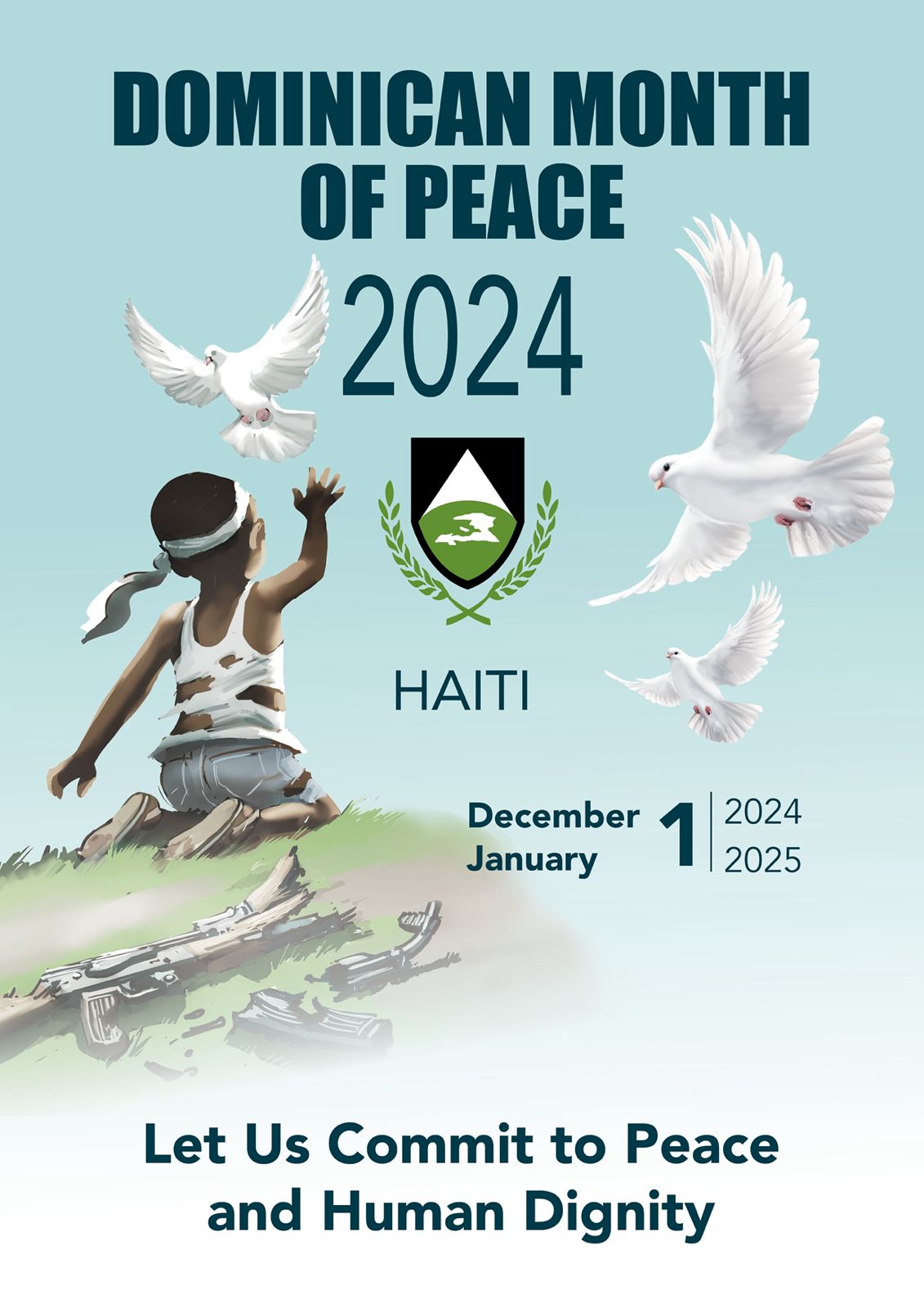 Dominican Month of Peace logo, 2024