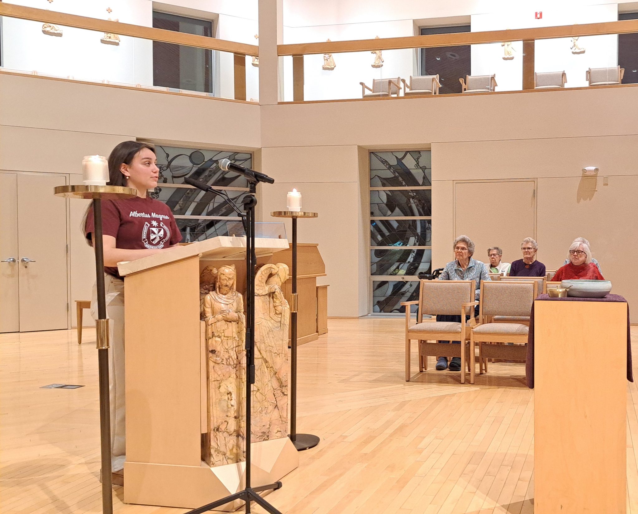 Elizabeth Guzman preaches at Advent Vespers