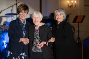 Sister Ursula Joyce, OP receiving award