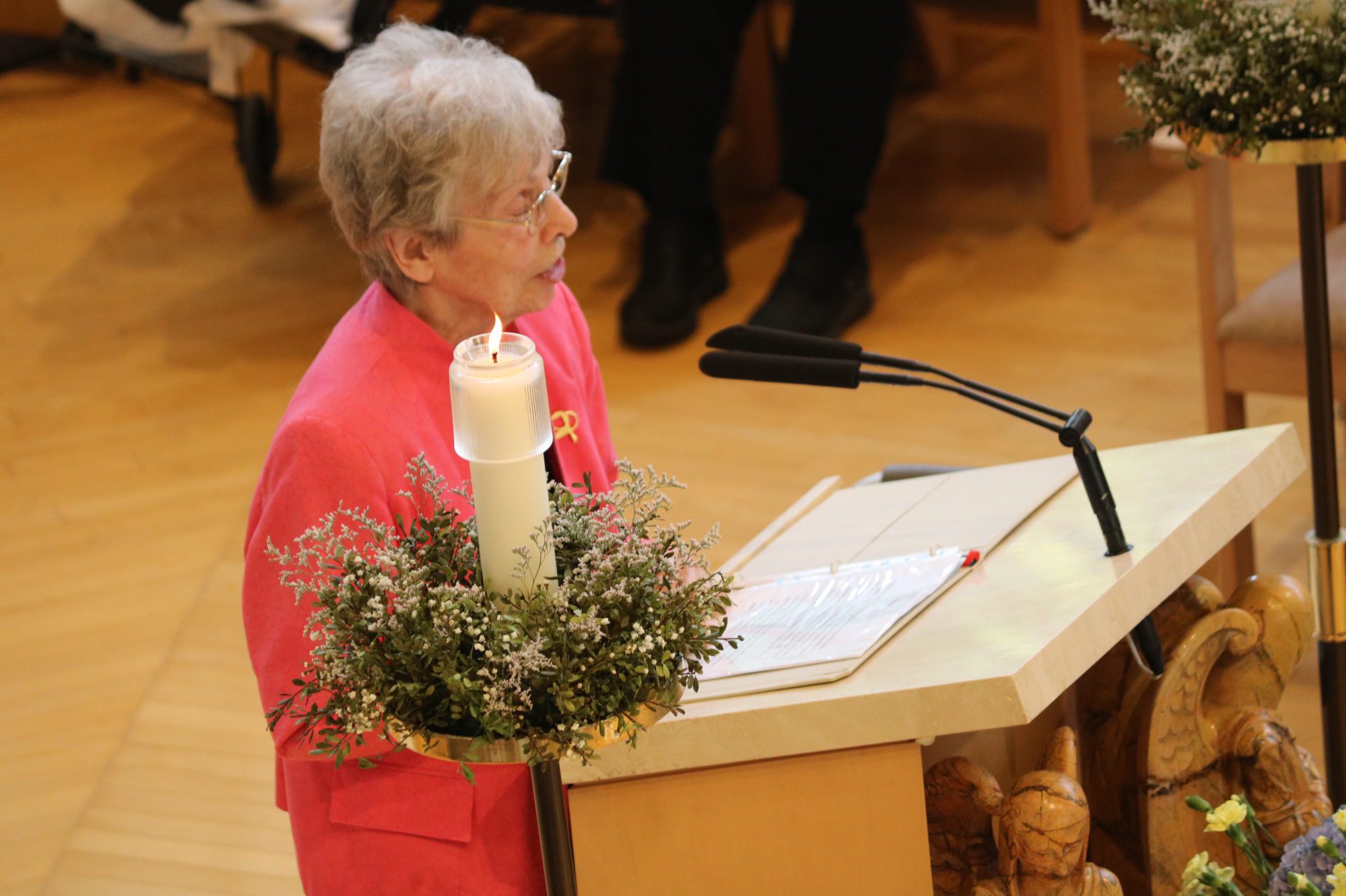 Sr. Barbara Paul, preaching Sr. Barbara Paul