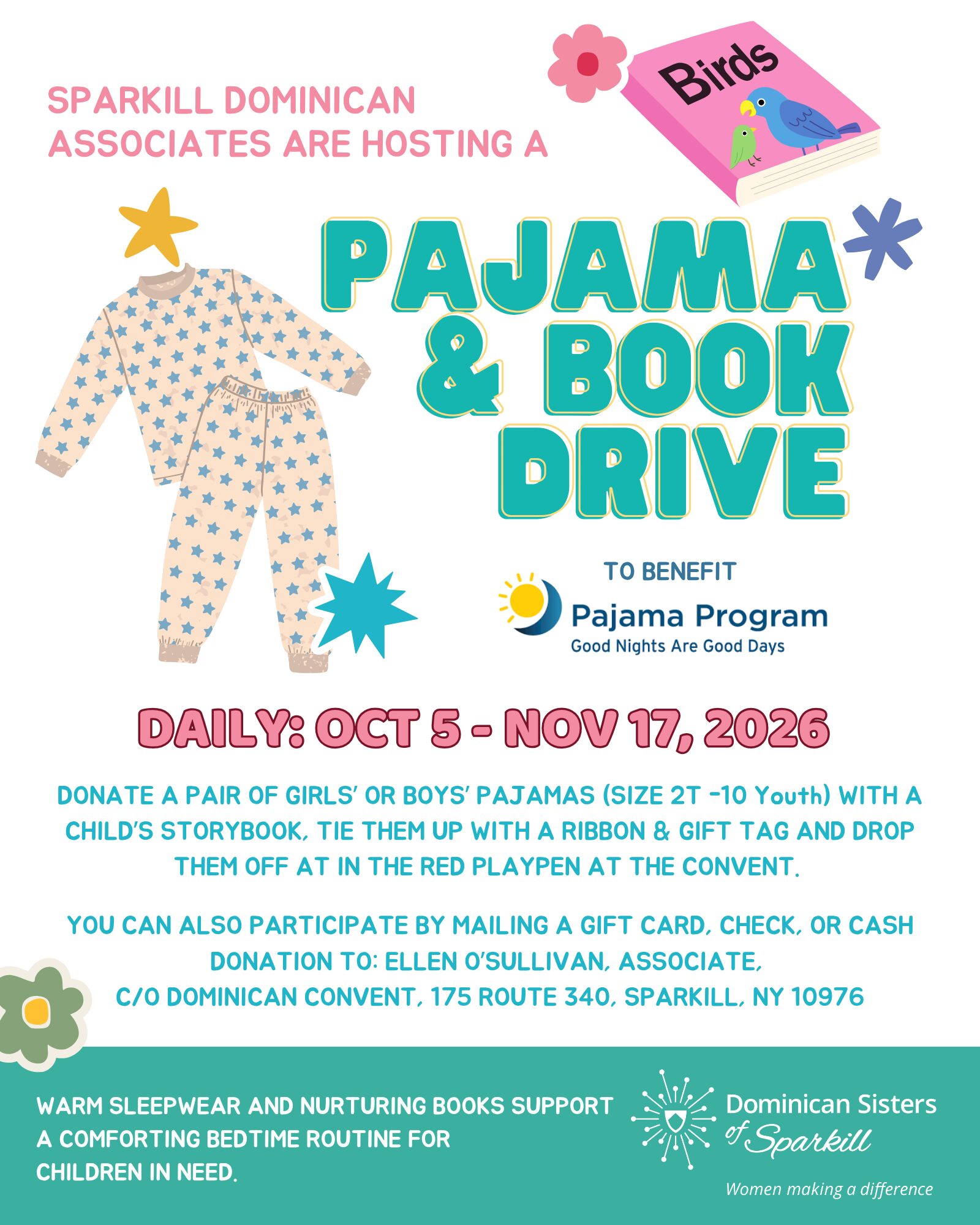 Pajama and Book Drive 2026