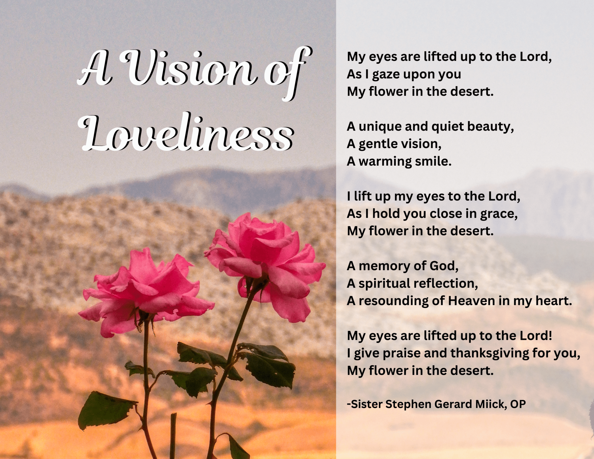 a vision of loveliness poem