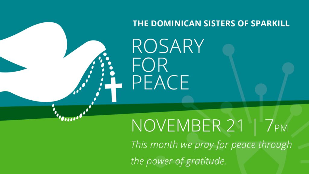 Rosary for Peace, Nov 2024 featured image graphic