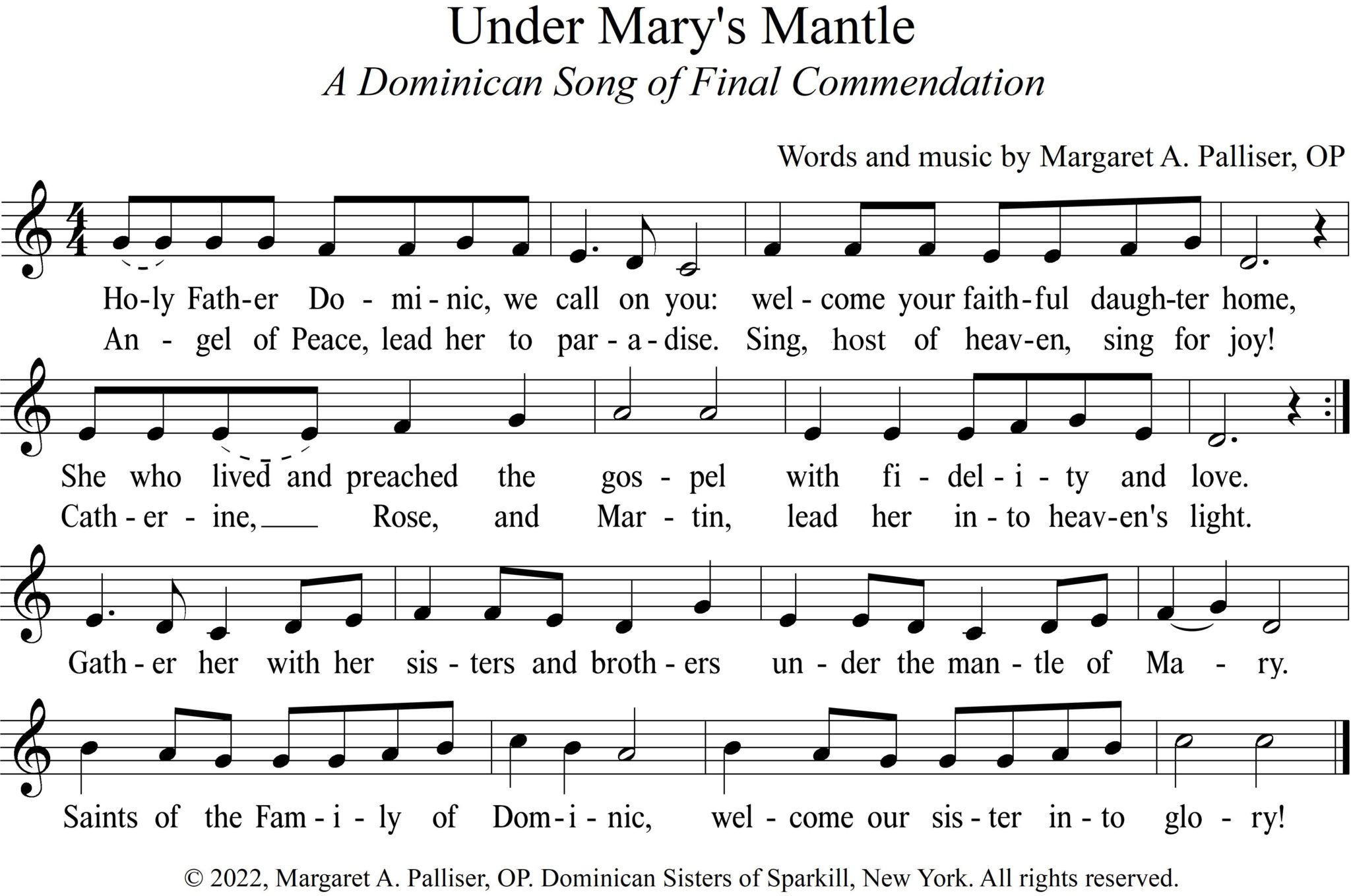 Under Mary's Mantle