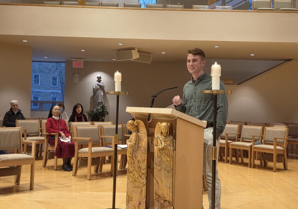 Kieran Keenan at Lenten Vespers