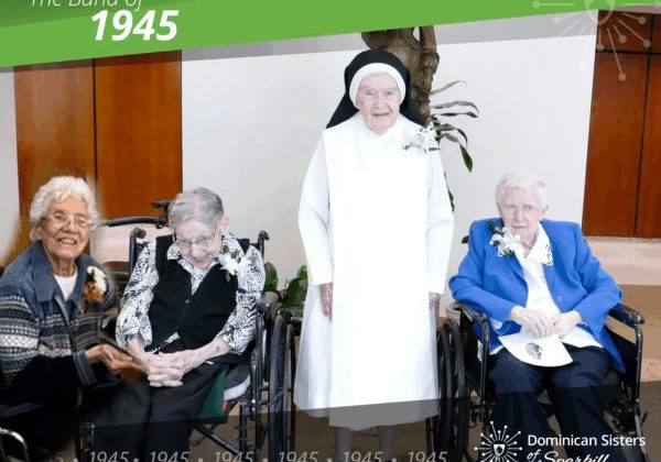 Sr. Marie Louise Ruggieri, Sr. Jeanne Margaret Stoltz, Sr. Ann Matthew O'Shea, Sr. Dorothy Russell (Alice Thomas)