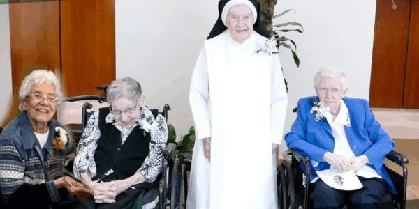 Sr. Marie Louise Ruggeri, Sr. Jeanne Margaret Stoltz, Sr. Ann Matthew O'Shea, Sr. Dorothy Russell (Alice Thomas)