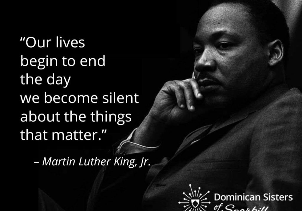 Martin Luther King, Jr with quote