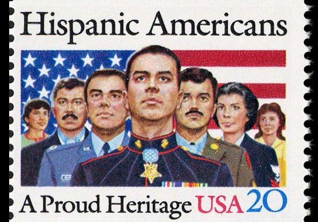 Hispanic Americans postal stamp