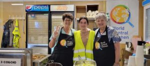 Sisters serve lunch at refugee Center